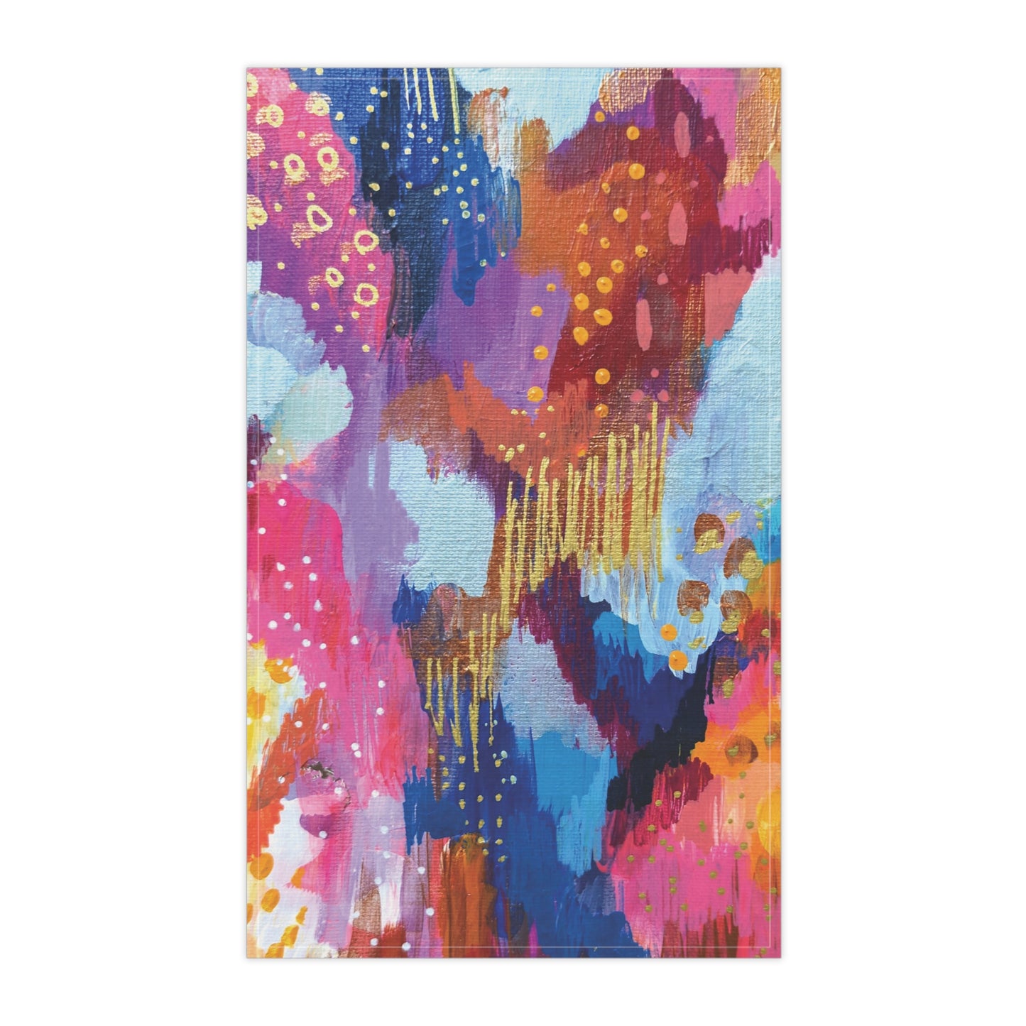 Textures in Pink – Fine Art Print Cotton Tea Towels - Vibrant Kitchen Decor