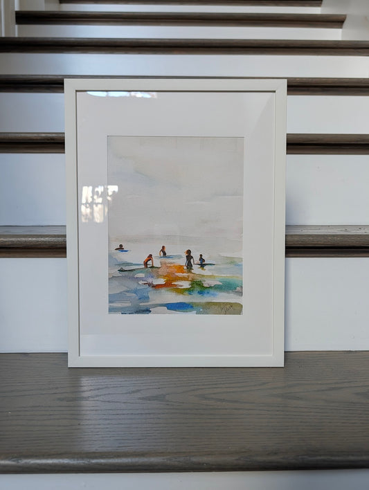Lake Sunset Memories (watercolor print)